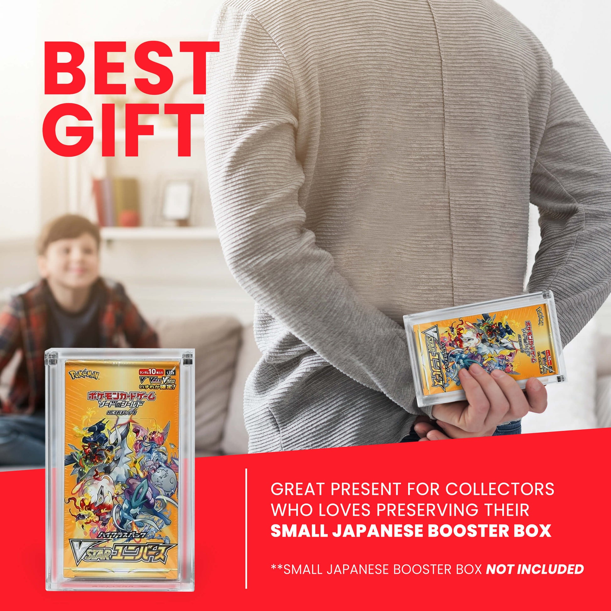 Japanese Small Booster Box EVORETRO Acrylic Case Magnetic Display EVORETRO Canada Card Protectors  Squirtle Squad Card Shop.