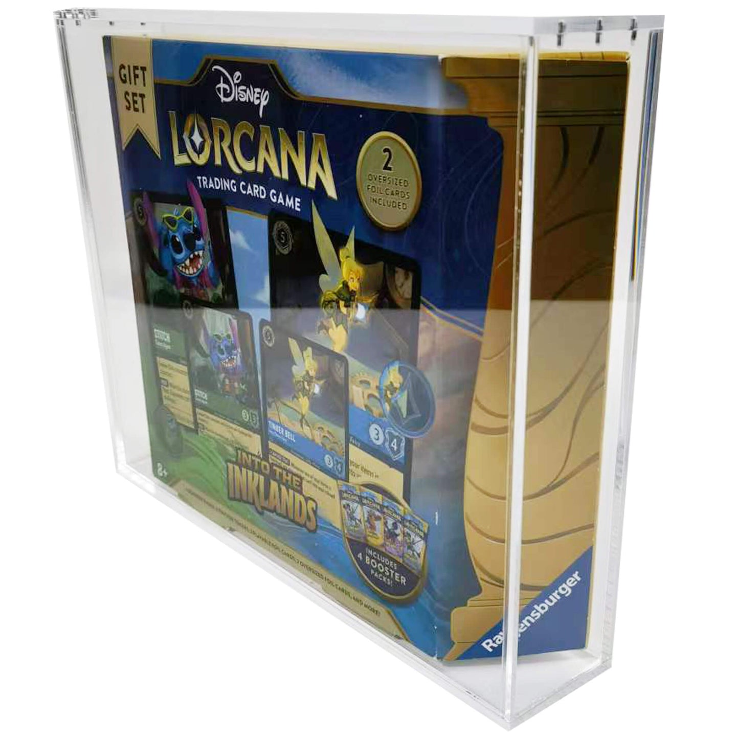 1x Lorcana Gift Set EVORETRO Display Case – 5mm Acrylic, Magnetic Lid EVORETRO Canada Card Protectors  Squirtle Squad Card Shop.