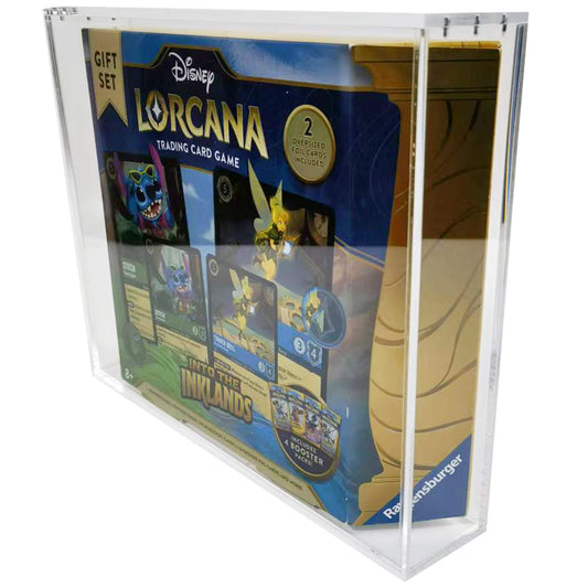 1x Lorcana Gift Set EVORETRO Display Case – 5mm Acrylic, Magnetic Lid EVORETRO Canada Card Protectors  Squirtle Squad Card Shop.