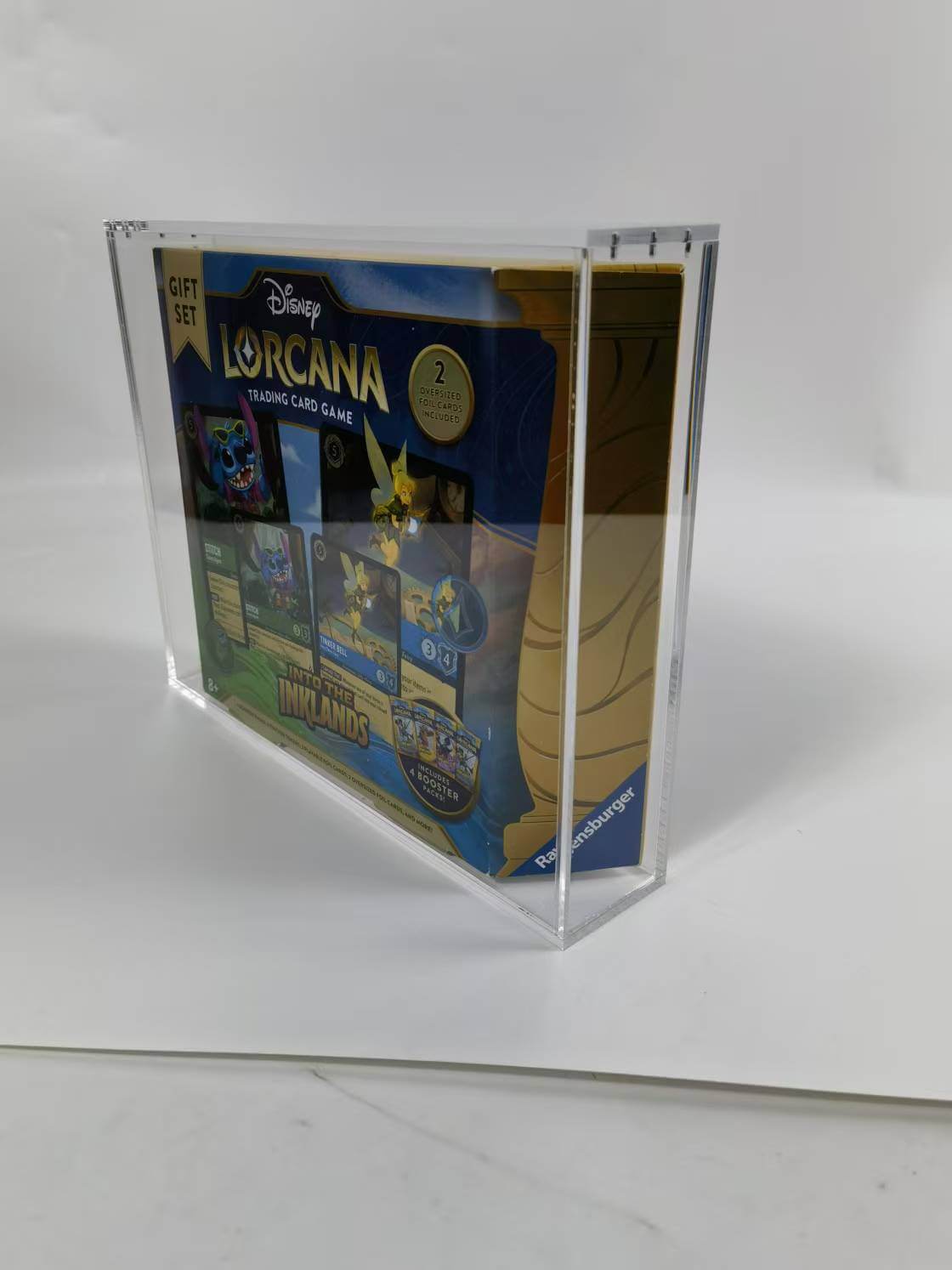 1x Lorcana Gift Set EVORETRO Display Case – 5mm Acrylic, Magnetic Lid EVORETRO Canada Card Protectors  Squirtle Squad Card Shop.
