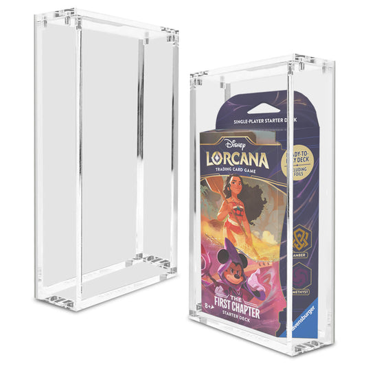 1x EVORETRO Acrylic Display Case for Lorcana Starter Deck Protective Box EVORETRO Canada Card Protectors  Squirtle Squad Card Shop.
