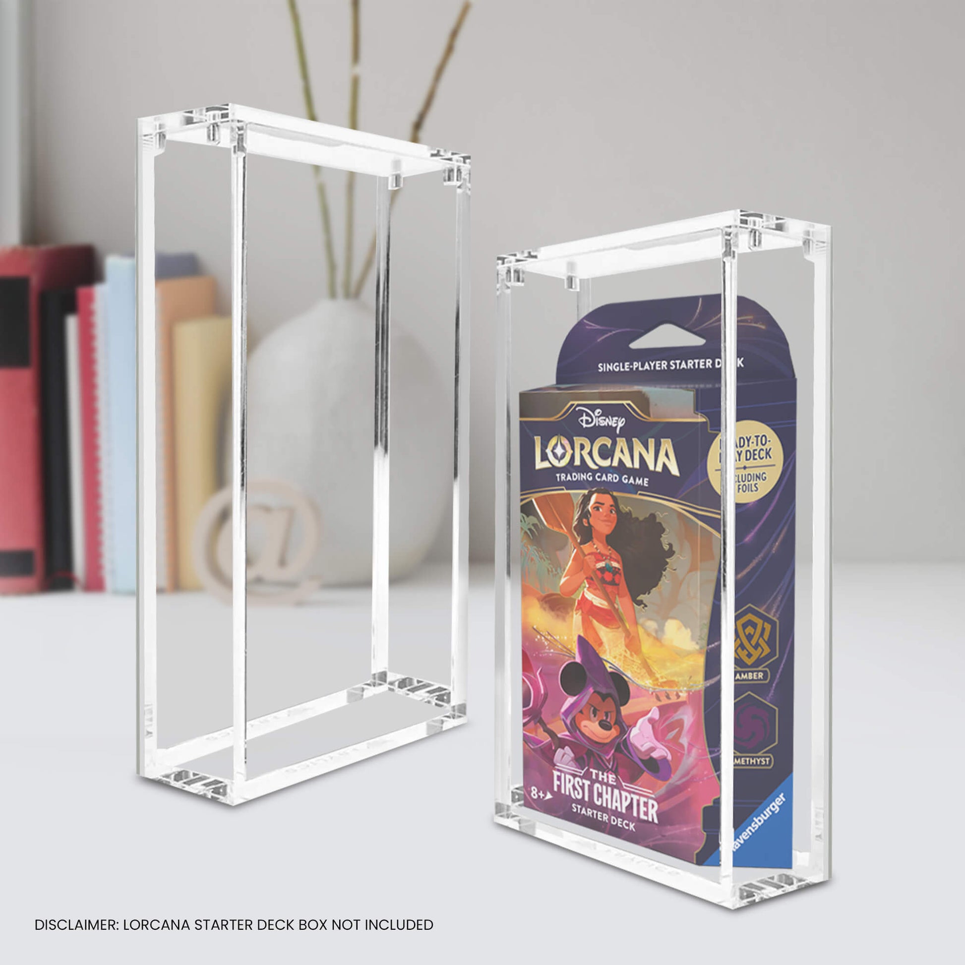 1x EVORETRO Acrylic Display Case for Lorcana Starter Deck Protective Box EVORETRO Canada Card Protectors  Squirtle Squad Card Shop.