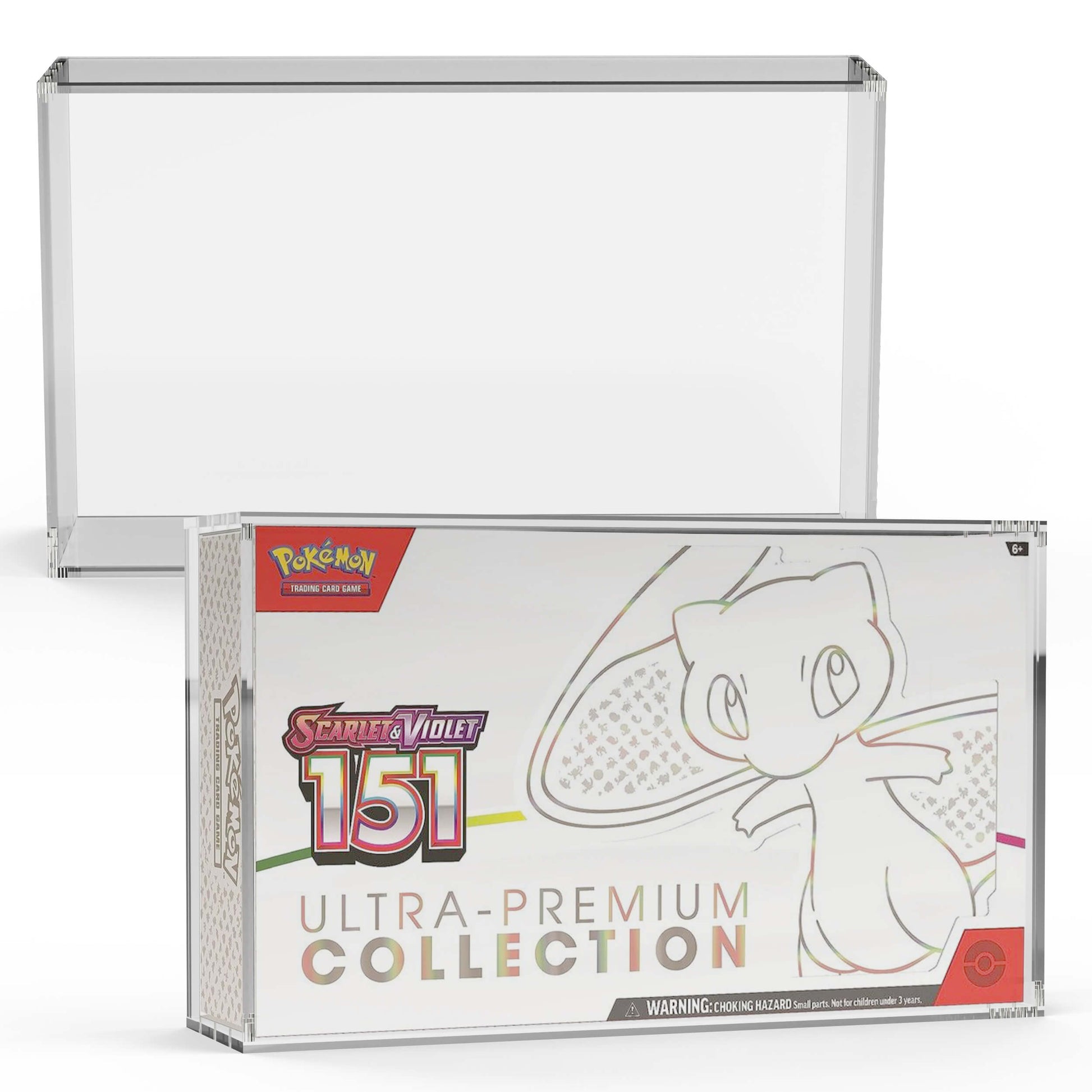 EVORETRO Acrylic Case Display for Pokemon 151 Scarlet Mega Charizard EX & Violet Ultra-Premium Collection Box EVORETRO Canada Card Protectors  Squirtle Squad Card Shop.