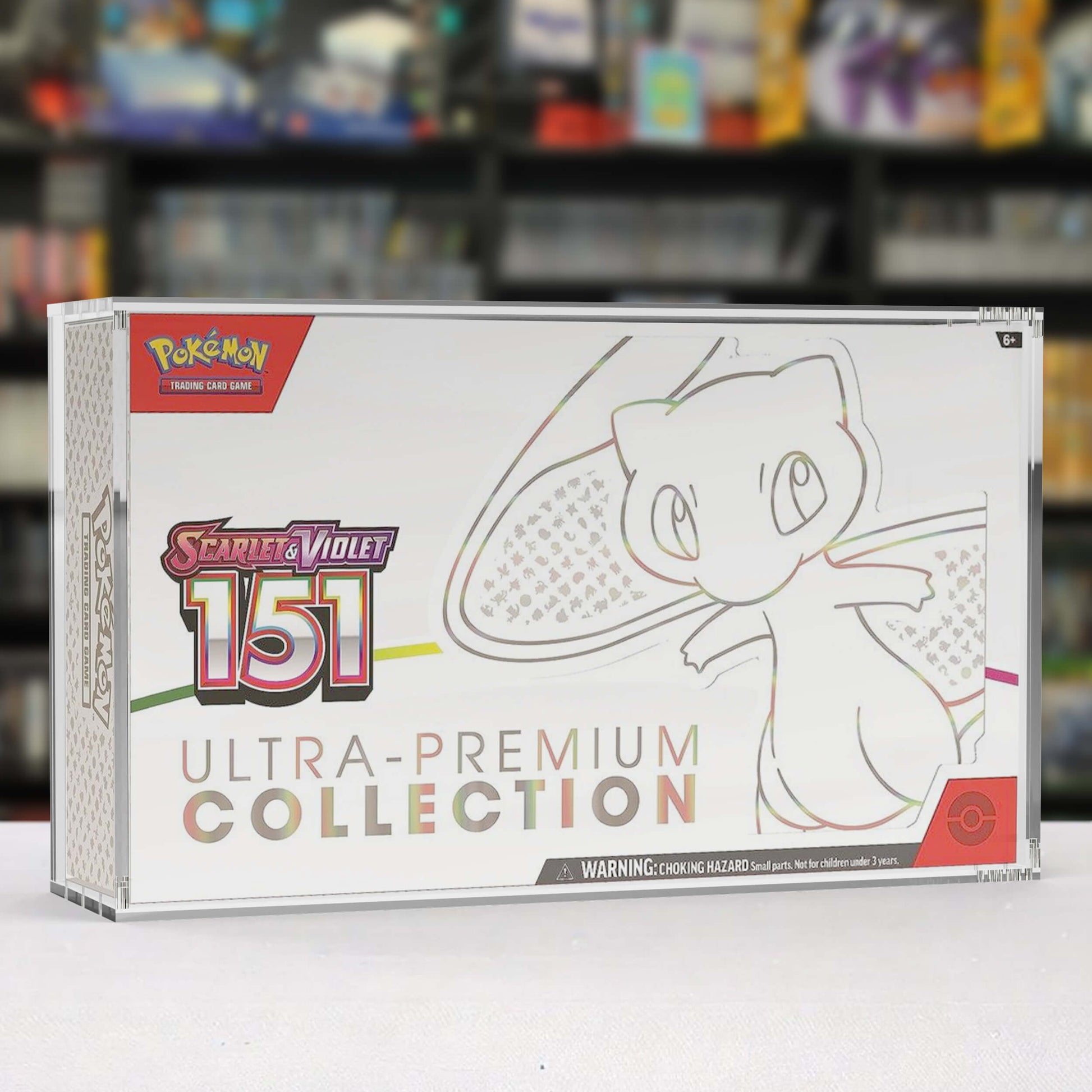 EVORETRO Acrylic Case Display for Pokemon 151 Scarlet Mega Charizard EX & Violet Ultra-Premium Collection Box EVORETRO Canada Card Protectors  Squirtle Squad Card Shop.