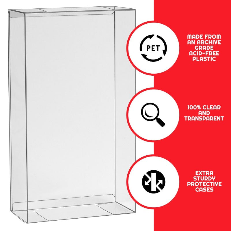 DC Multiverse McFarlane Regular (Batman Beyond - Black Box) & Mirrorverse (Box) EVORETRO PET Protector 0.40MM - Pack of 10 EVORETRO Canada Figurine Protectors  Squirtle Squad Card Shop.