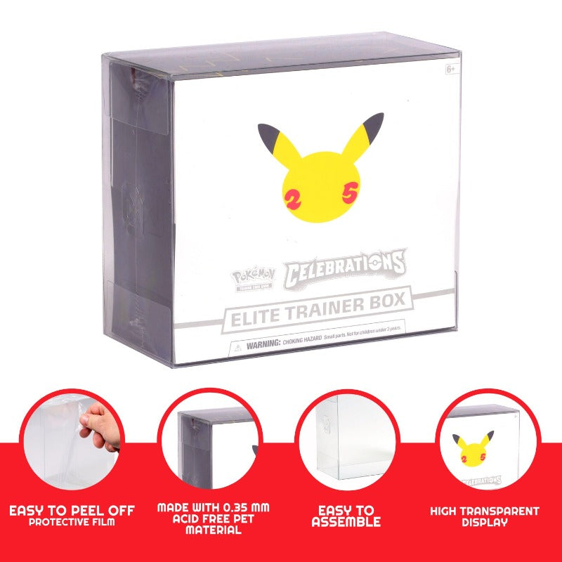 5x EVORETRO Case Protector for Pokemon ETB PET EVORETRO Canada Card Protectors  Squirtle Squad Card Shop.