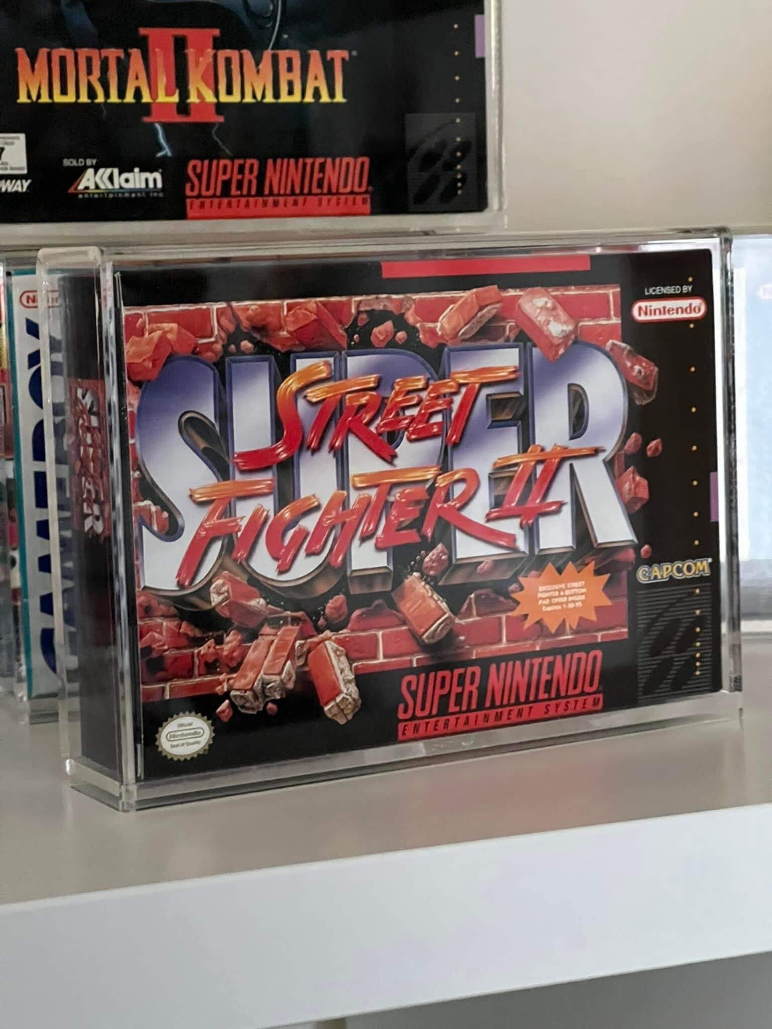EVORETRO Acrylic Display Protector for SNES Games and N64 Game Box - Pack of 2 EVORETRO Canada Video Game Protectors  Squirtle Squad Card Shop.