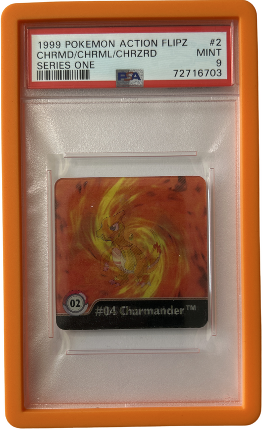 Pokemon - Action Flipz - Chamender - Charmeleon - Charizard 02 - PSA 9