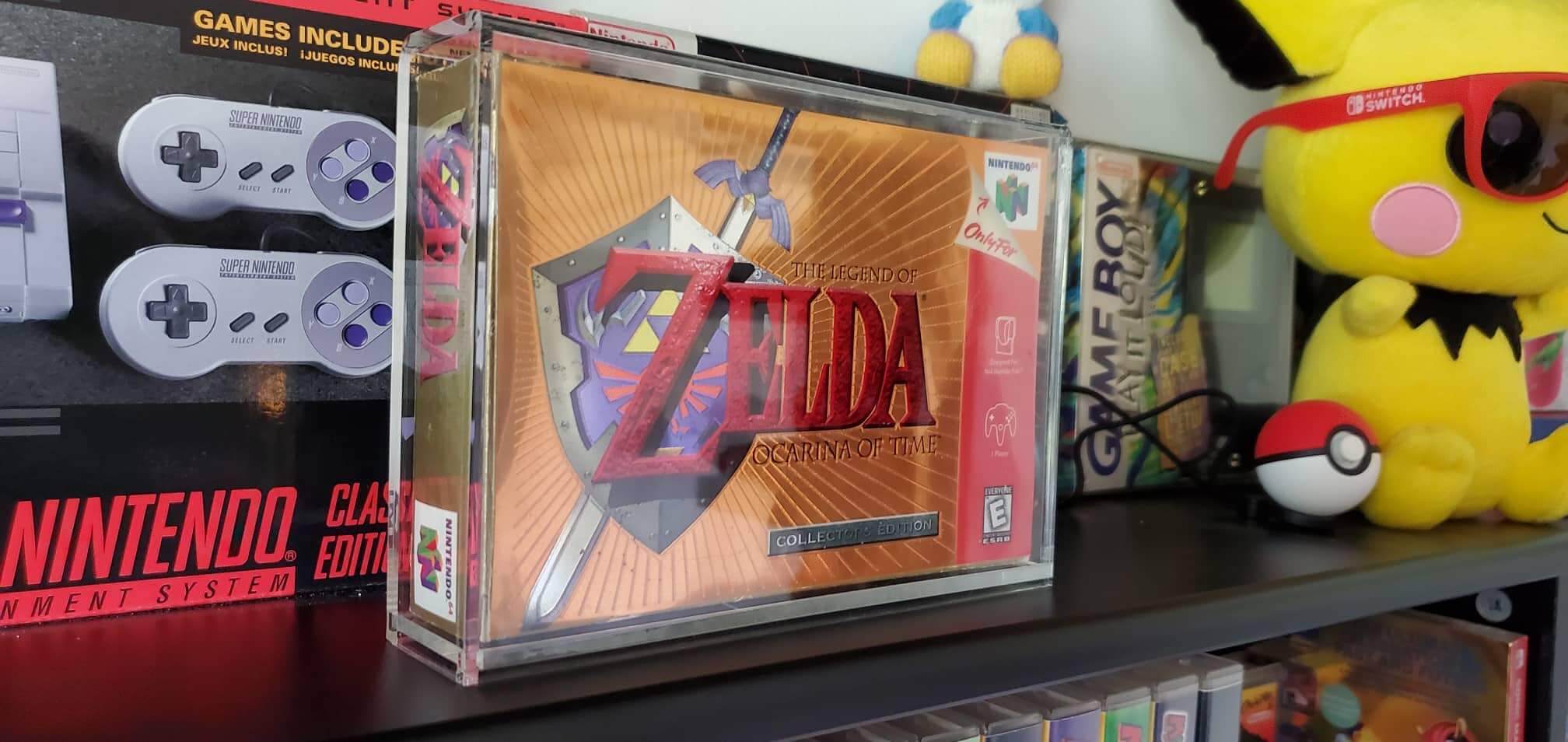 EVORETRO Acrylic Display Protector for SNES Games and N64 Game Box - Pack of 2 EVORETRO Canada Video Game Protectors  Squirtle Squad Card Shop.
