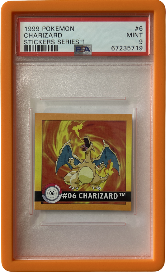 Pokemon - ArtBox Series 1 - Charizard #06 - PSA 9 - Orange Guard