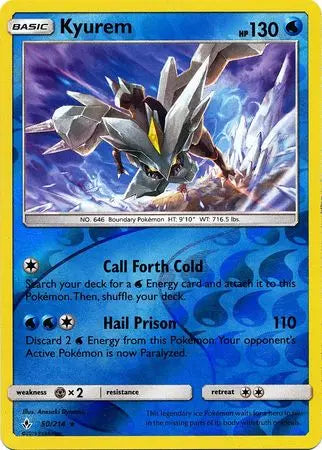 Kyurem 050/214 Reverse Holo - Sun & Moon Unbroken Bonds