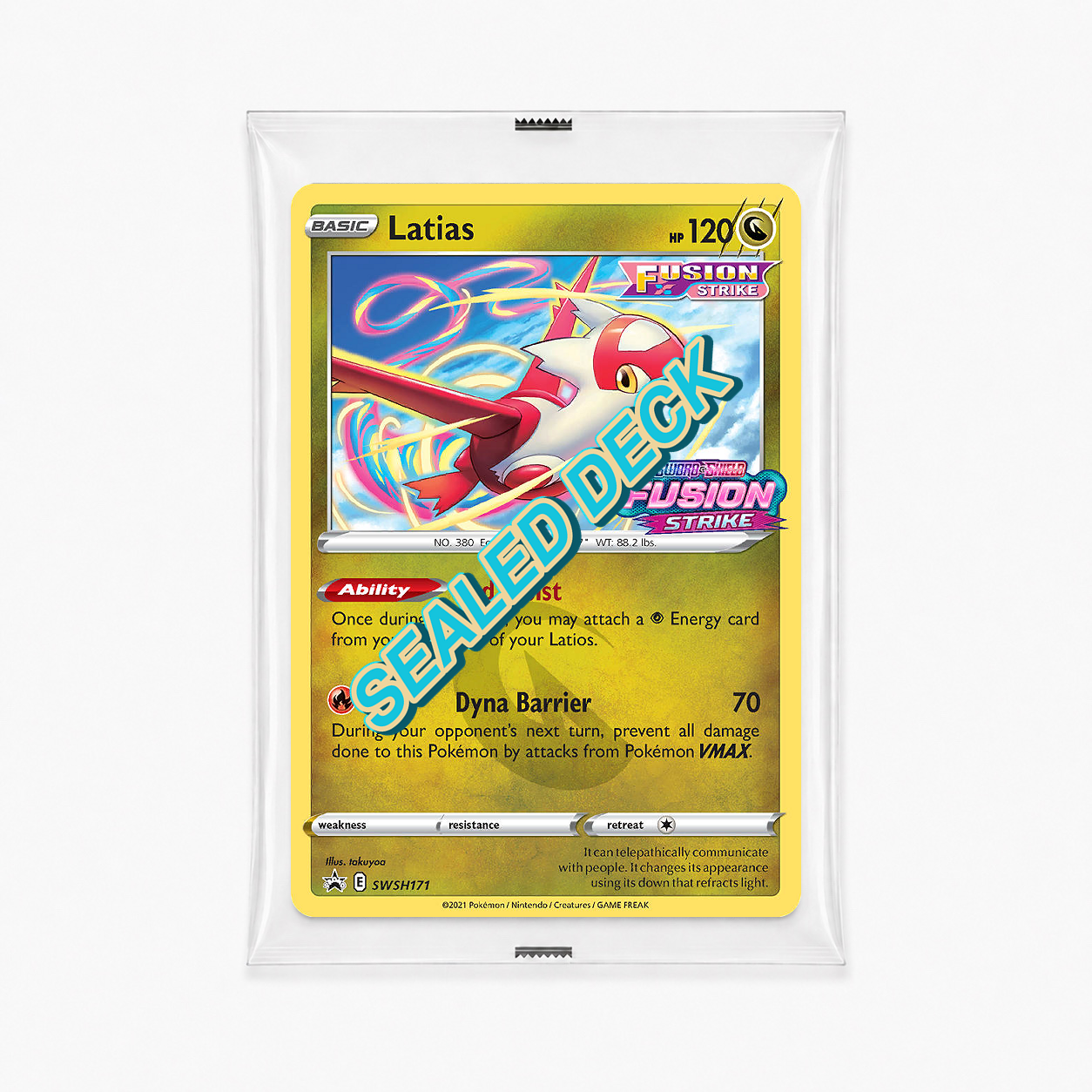 Latias SWSH171 Fusion Strike Build & Battle sealed deck