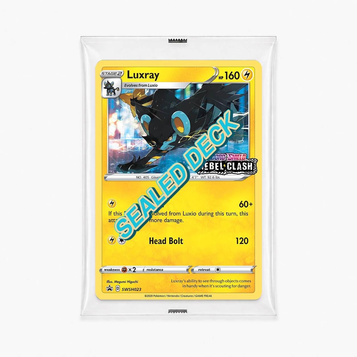 Luxray SWSH023 Rebel Clash Build & Battle sealed deck
