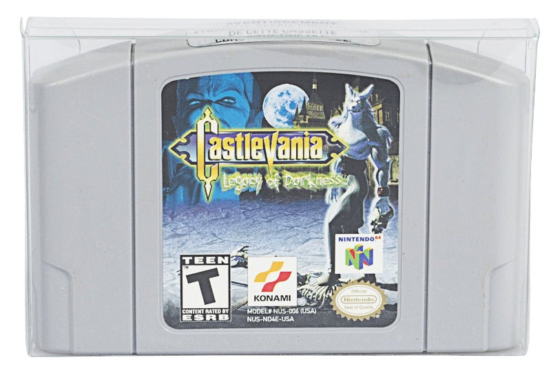 Nintendo 64 (Cartridge) EVORETRO PET Protectors - Pack of 25 EVORETRO Canada Video Game Protectors  Squirtle Squad Card Shop.