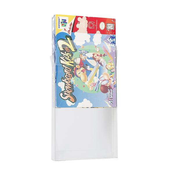 Nintendo N64 SNES Super Nintendo (Game Box) EVORETRO PET Protectors - Pack of 25 EVORETRO Canada Video Game Protectors  Squirtle Squad Card Shop.