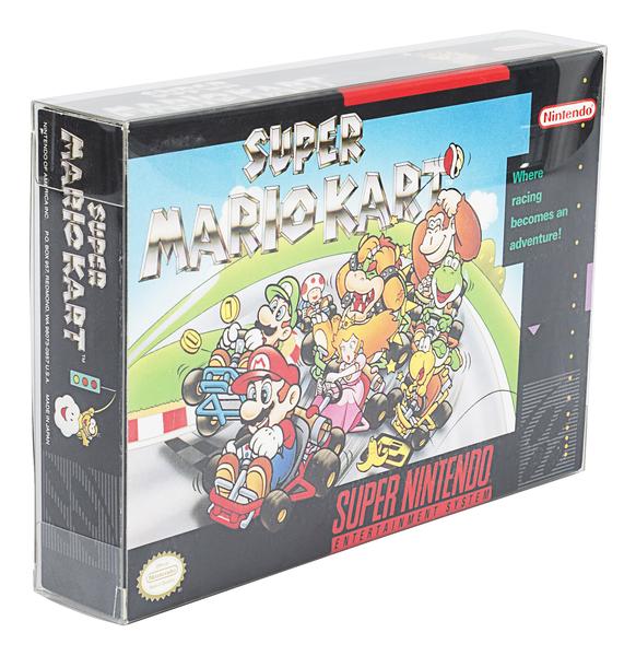Nintendo N64 SNES Super Nintendo (Game Box) EVORETRO PET Protectors - Pack of 25 EVORETRO Canada Video Game Protectors  Squirtle Squad Card Shop.
