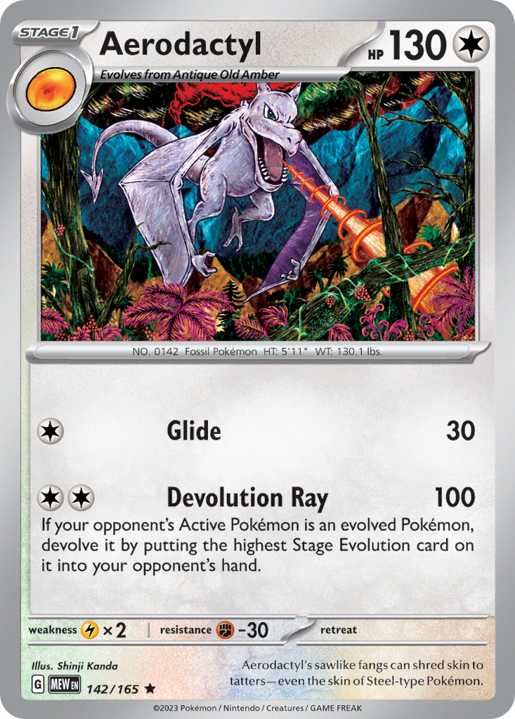Aerodactyl 142/165
