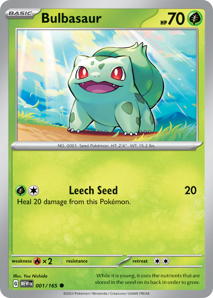 Bulbasaur 001/165
