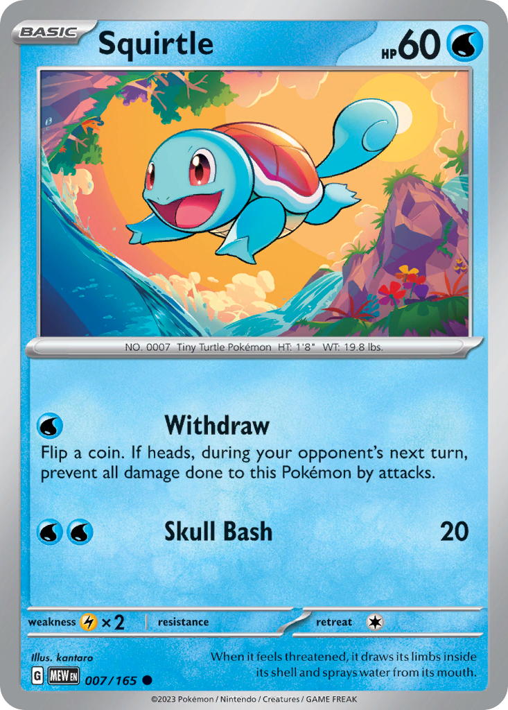 Squirtle 007/165