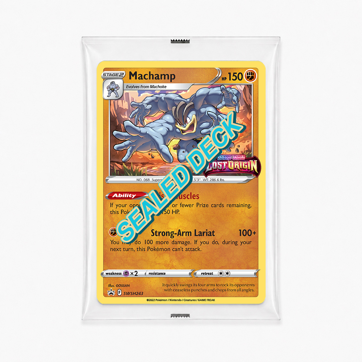 Machamp SWSH243 Lost Origin Build & Battle sealed deck