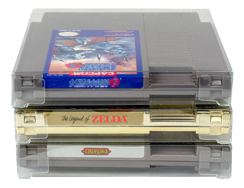 Nintendo NES (Cartridge) EVORETRO PET Protectors - Pack of 25 EVORETRO Canada Video Game Protectors  Squirtle Squad Card Shop.