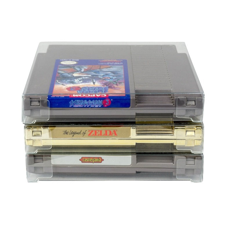 Nintendo NES (Cartridge) EVORETRO PET Protectors - Pack of 25 EVORETRO Canada Video Game Protectors  Squirtle Squad Card Shop.