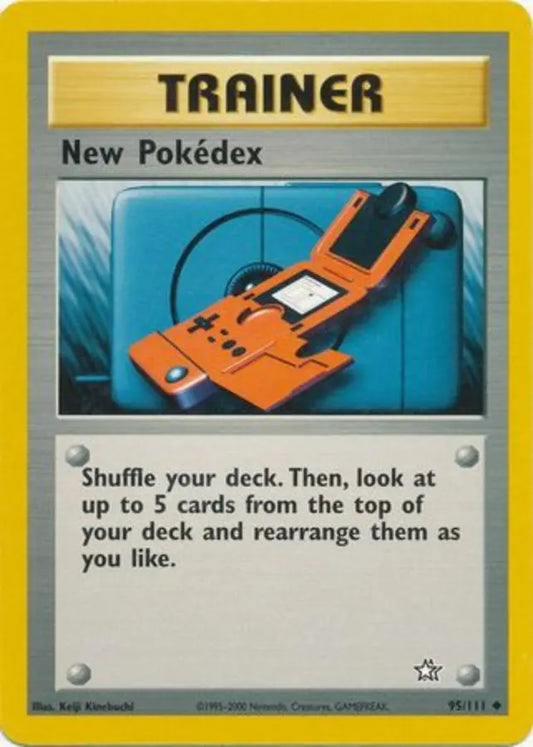 New Pokedex 095  - Unlimited Neo Genesis - Uncommon Neo Genesis Pokemon Single  Squirtle Squad Card Shop.