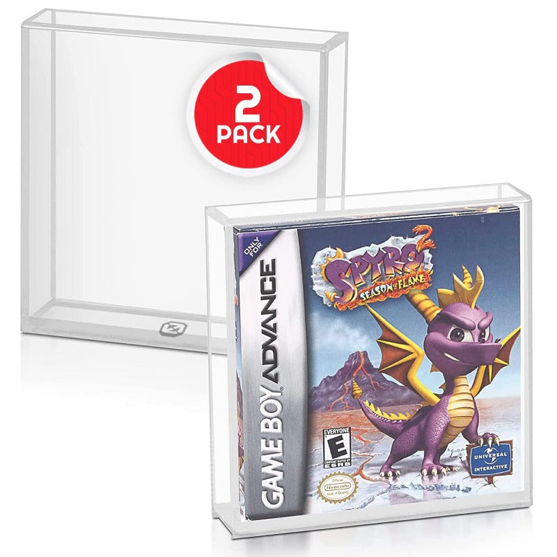 Acrylic Protector for (GB/GBA) Game Box - 2 Pack EVORETRO Canada Video Game Protectors  Squirtle Squad Card Shop.