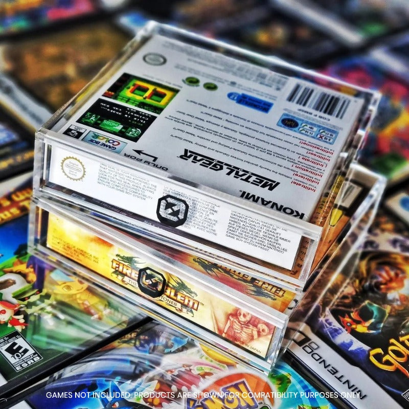 Acrylic Protector for (GB/GBA) Game Box - 2 Pack EVORETRO Canada Video Game Protectors  Squirtle Squad Card Shop.