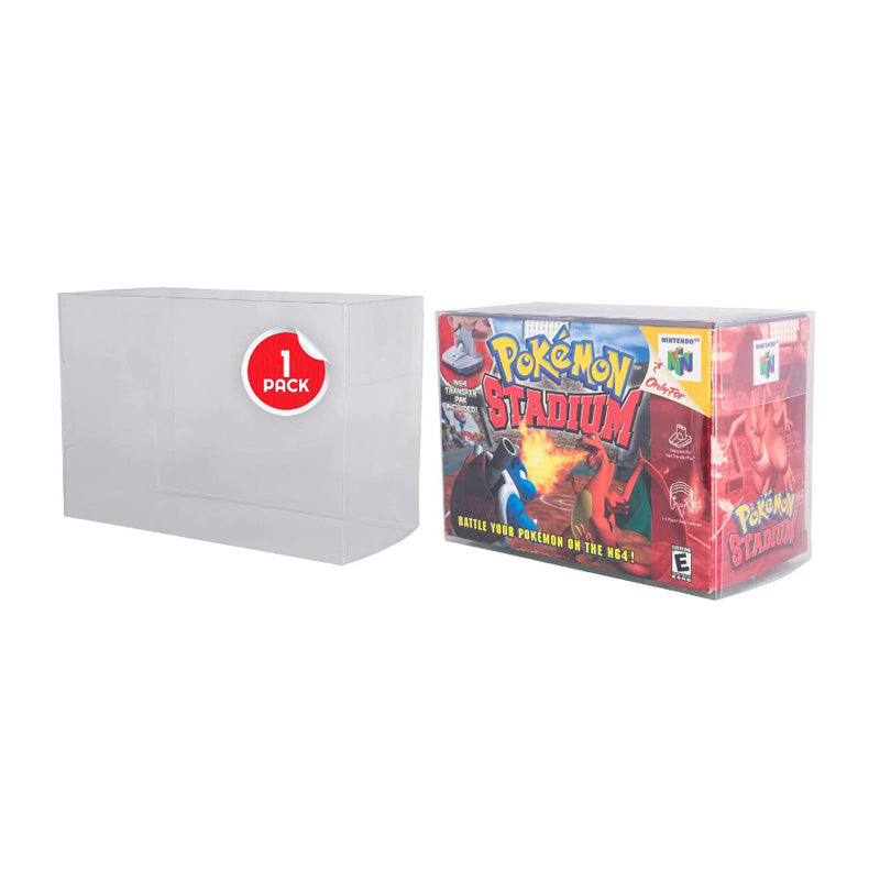 EVORETRO Nintendo N64 Pokemon Stadium PET Protectors - Pack of 1 EVORETRO Canada Protectors (K)  Squirtle Squad Card Shop.