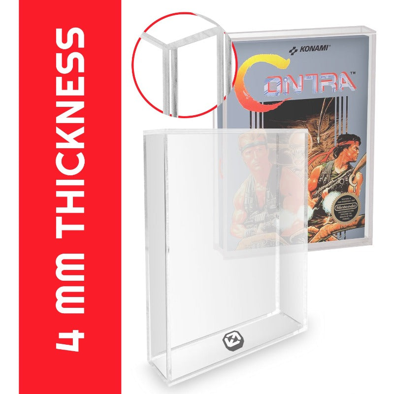 Acrylic Video Game Box Protector for Nintendo NES Game Box - Pack of 2 EVORETRO Canada Video Game Protectors  Squirtle Squad Card Shop.