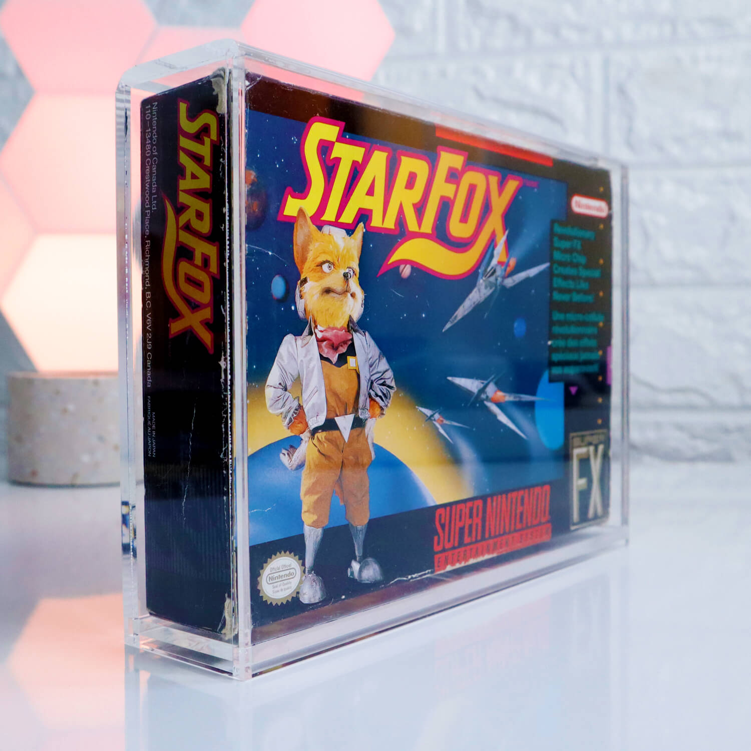 EVORETRO Acrylic Display Protector for SNES Games and N64 Game Box - Pack of 2 EVORETRO Canada Video Game Protectors  Squirtle Squad Card Shop.