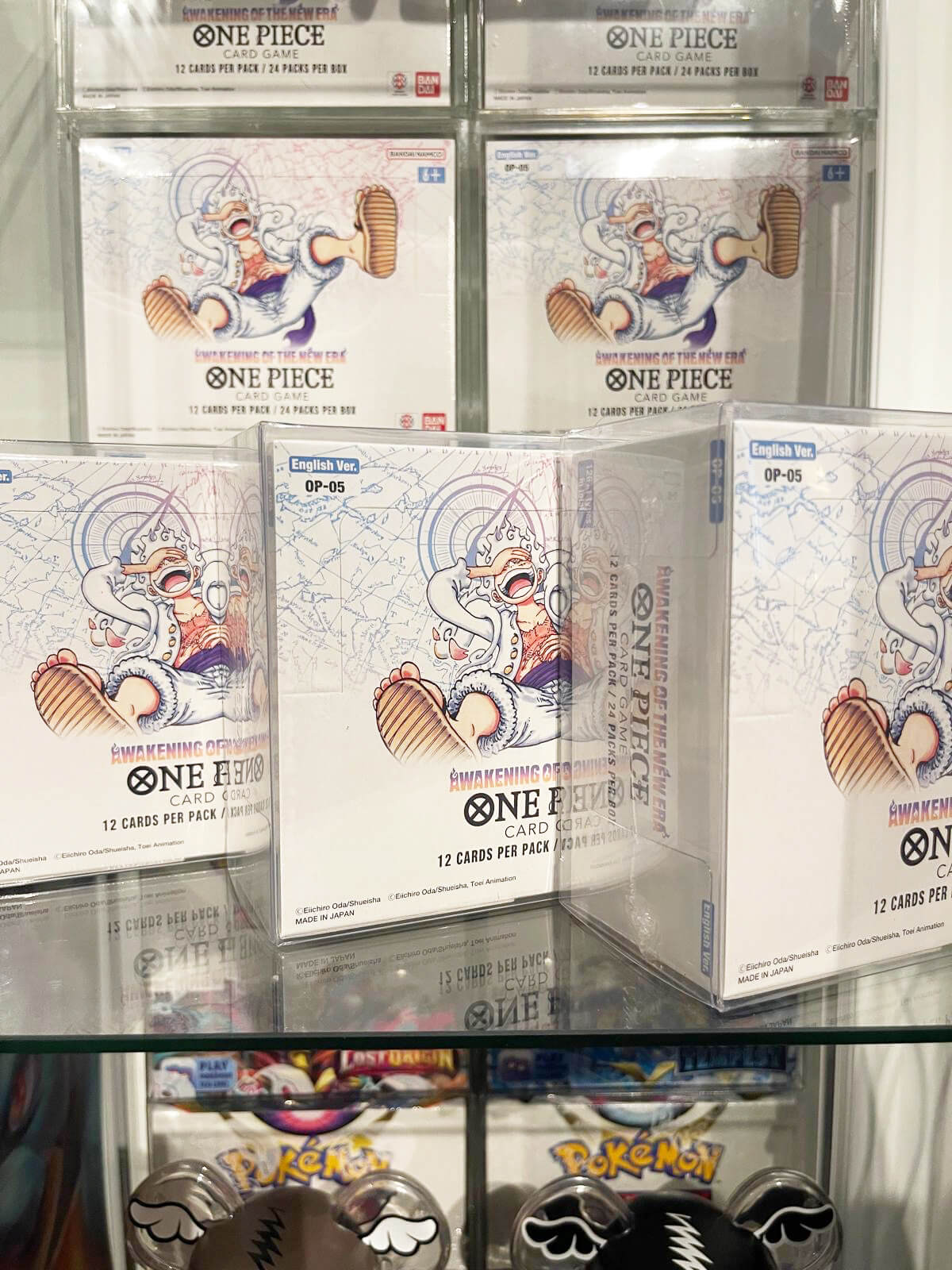 One Piece Booster Box EVORETRO PET Protectors (English, OPP 4-6, 0.40mm, 5-Pack) EVORETRO Canada   Squirtle Squad Card Shop.