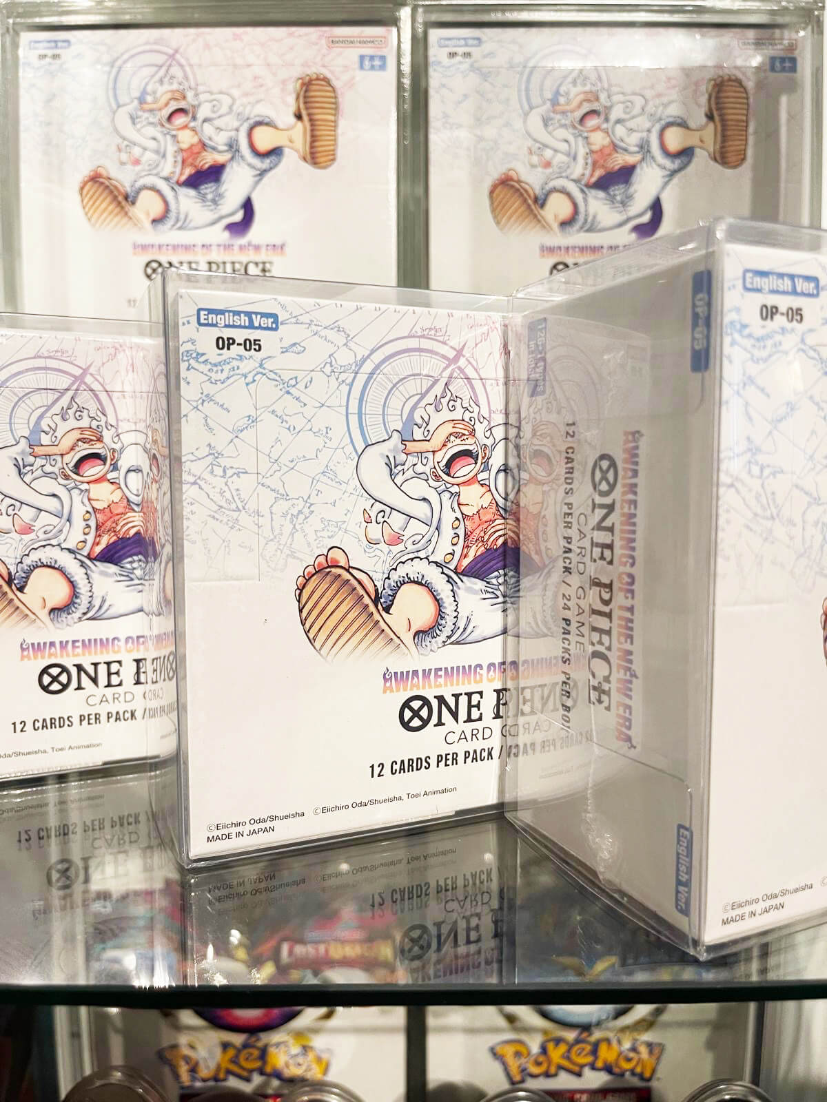 One Piece Booster Box EVORETRO PET Protectors (English, OPP 4-6, 0.40mm, 5-Pack) EVORETRO Canada   Squirtle Squad Card Shop.