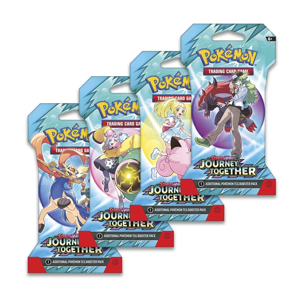 Pokemon - Journey Together - Blister Pack -Full Art Set
