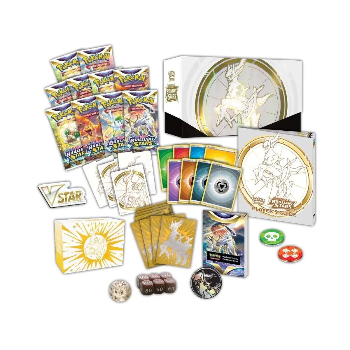 Pokémon TCG – Brilliant Stars Elite Trainer Box – Sword & Shield – Factory Sealed Squirtle Squad Card Shop.   Squirtle Squad Card Shop.
