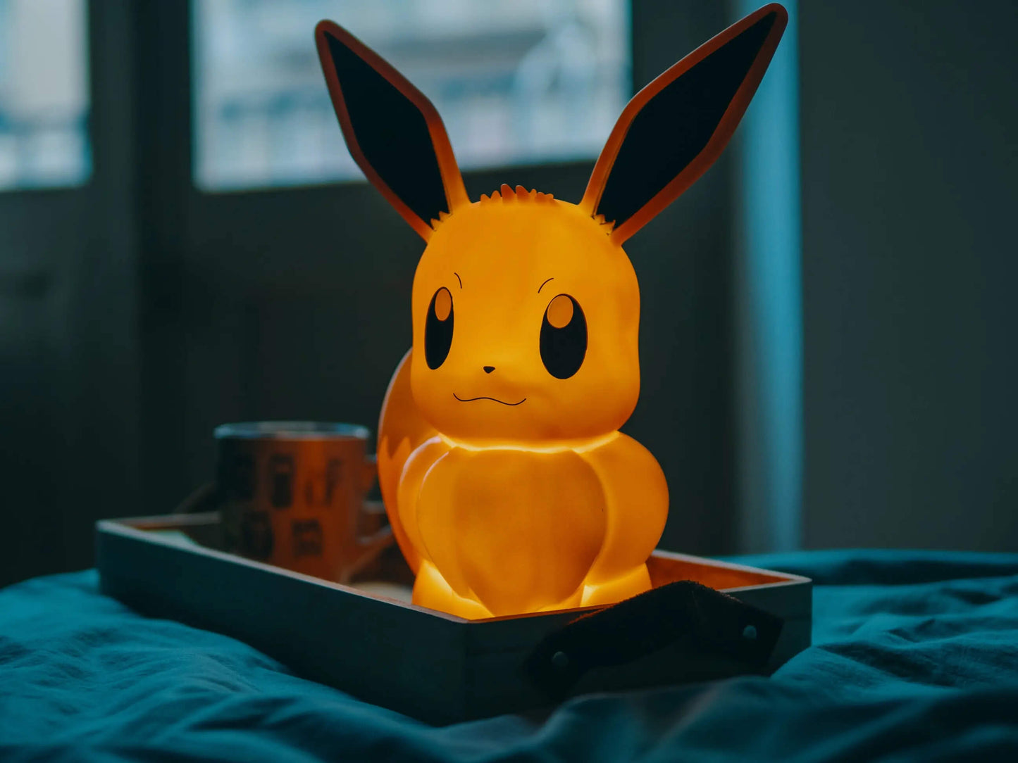Eevee LED Lamp 30cm Pokémon EVORETRO Canada Figurine LED Lamp  Squirtle Squad Card Shop.