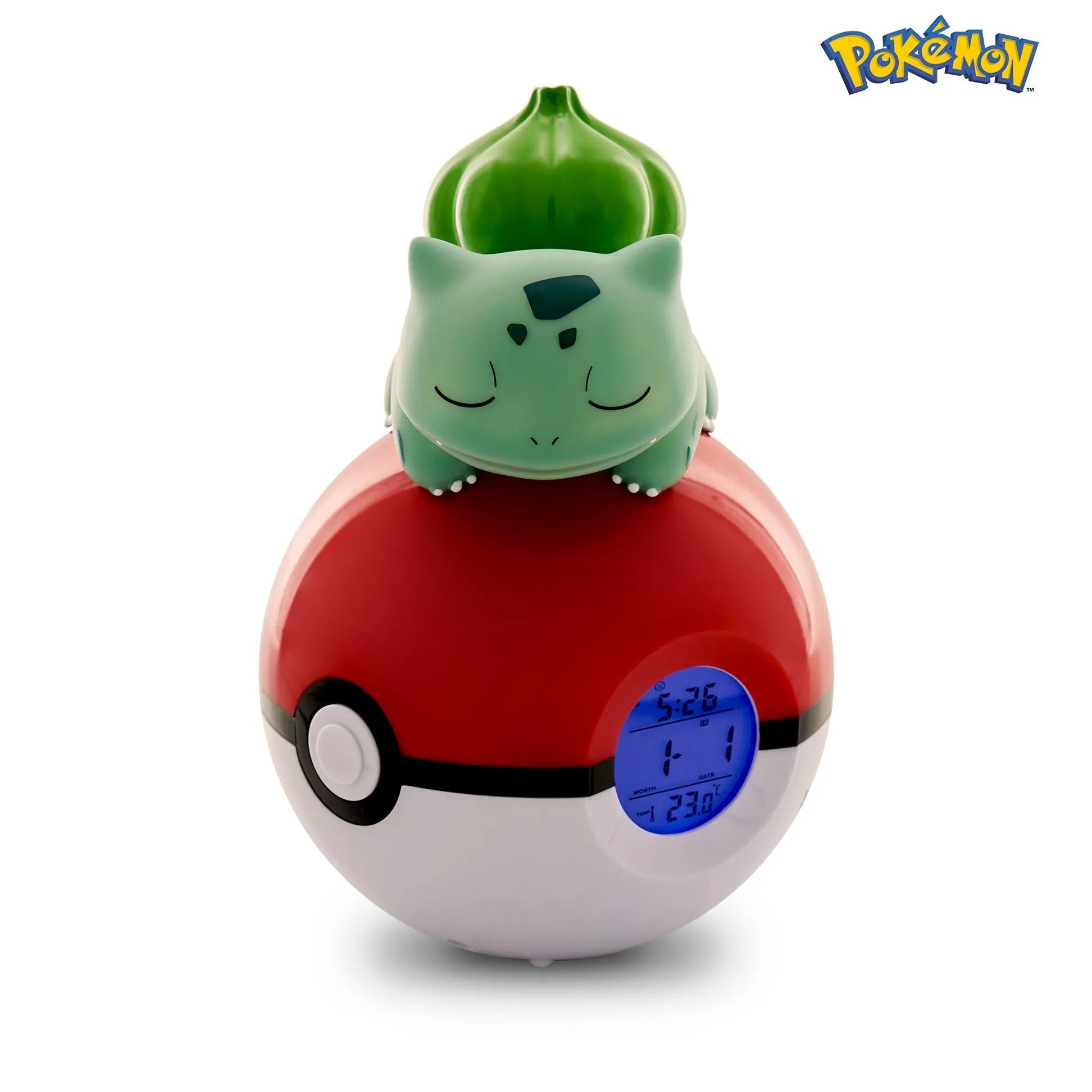 Bulbasaur Light-Up FM Alarm Clock Pokémon EVORETRO Canada Figurine LED Lamp Alarm Clock  Squirtle Squad Card Shop.