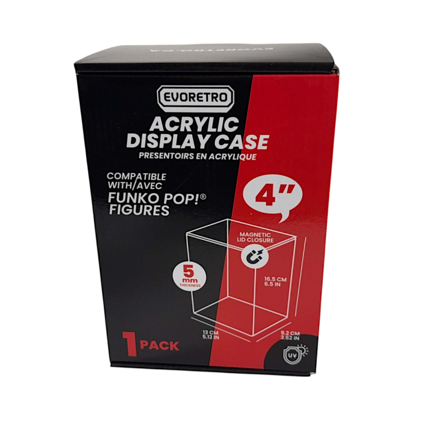 EVORETRO Acrylic Case Display for Standard size 4" Funko Pop Pack of 1 EVORETRO Canada Funko Pop Protectors  Squirtle Squad Card Shop.
