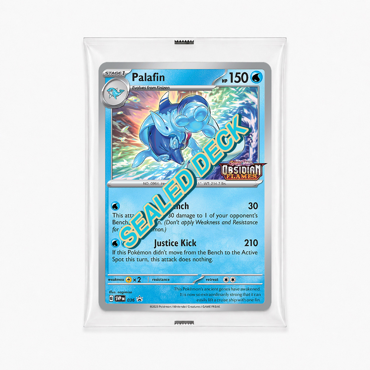 Palafin SVP036 Obsidian Flames Build & Battle sealed deck