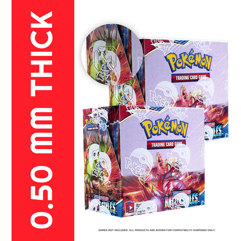 5x Pokemon Booster Large Box PET Protector Soft Crease 0.50 MM EVORETRO Canada Card Protectors  Squirtle Squad Card Shop.