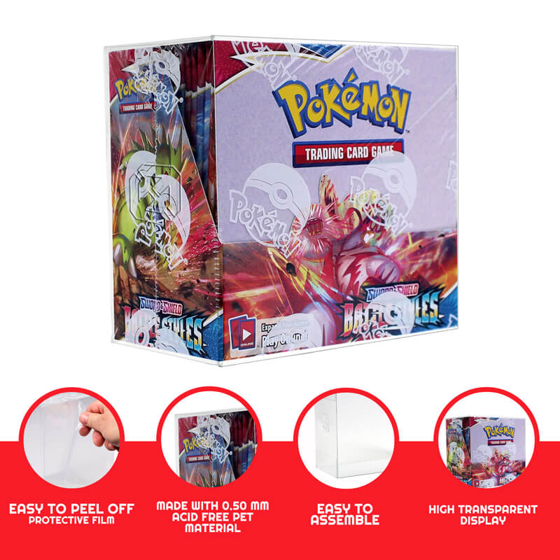 5x Pokemon Booster Large Box PET Protector Soft Crease 0.50 MM EVORETRO Canada Card Protectors  Squirtle Squad Card Shop.