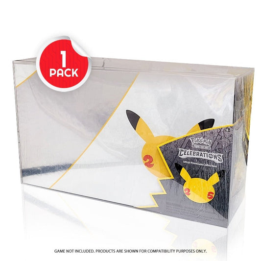 Pokemon Celebrations Ultra Premium Booster Collection Box EVORETRO PET Protector 0.45MM - Pack of 1 EVORETRO Canada Card Protectors  Squirtle Squad Card Shop.