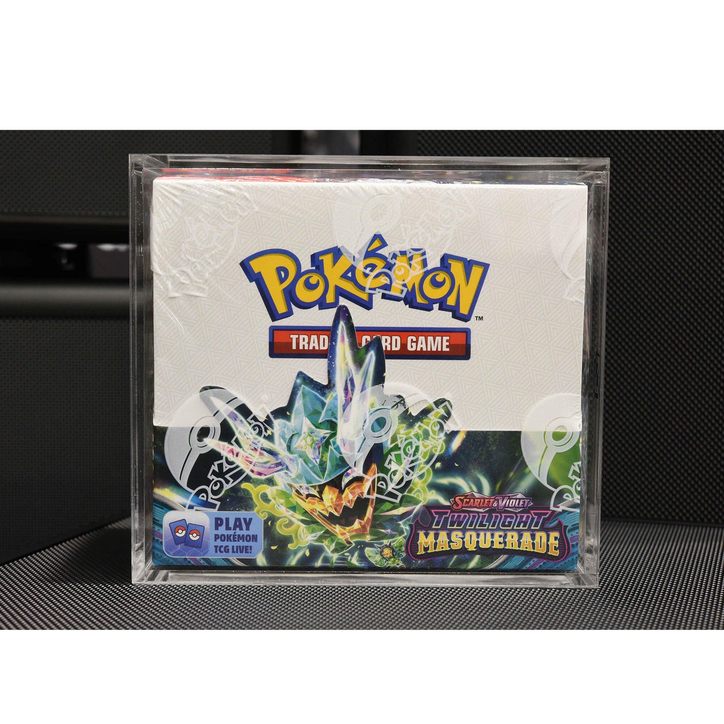 Pokemon Booster Box w/ Sliding Lid Anti-UV - EVORETRO Acrylic Protector 4.0MM EVORETRO Canada Card Protectors  Squirtle Squad Card Shop.