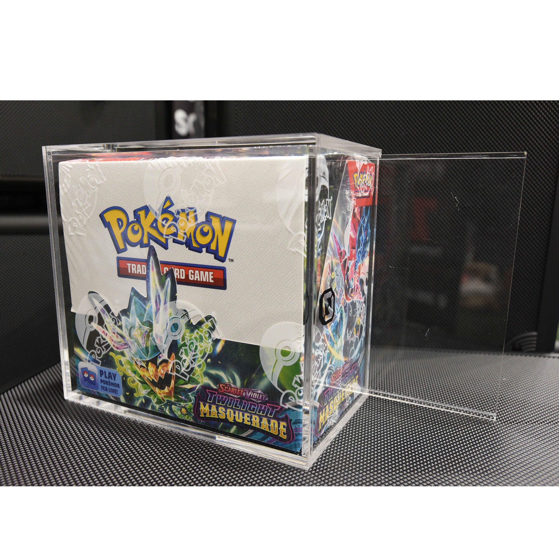 Pokemon Booster Box w/ Sliding Lid Anti-UV - EVORETRO Acrylic Protector 4.0MM EVORETRO Canada Card Protectors  Squirtle Squad Card Shop.