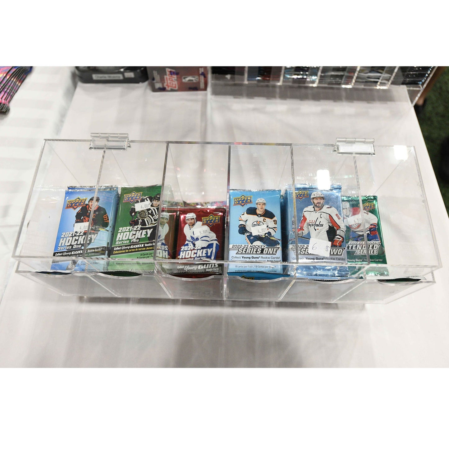 Pokémon Booster Pack 6-Slot EVORETRO Acrylic Display Dispenser - 4 Packs EVORETRO Canada Card Protectors  Squirtle Squad Card Shop.