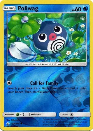 Poliwag 037/214 Reverse Holo - Sun & Moon Unbroken Bonds