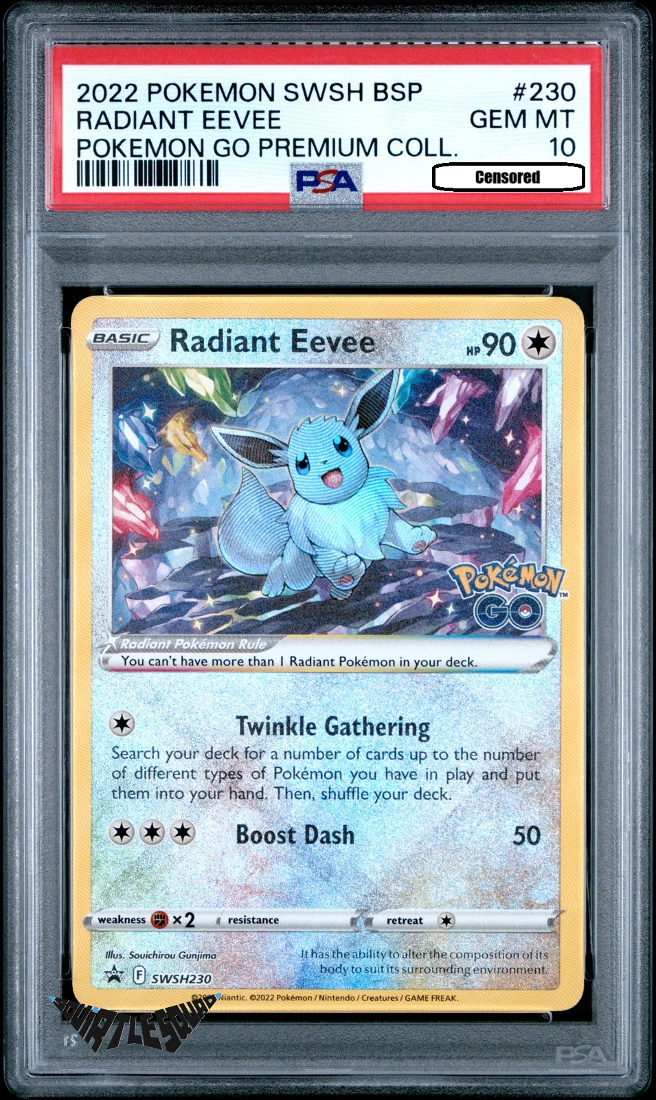 Pokémon TCG – Radiant Eevee SWSH230 – Sword & Shield Black Star Promo – PSA 10 Gem Mint