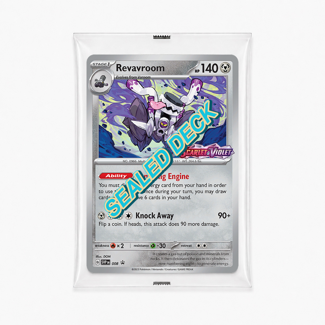 Revavroom SVP008 Scarlet & Violet Build & Battle sealed deck