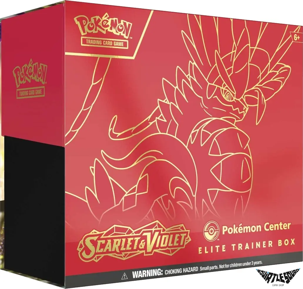 Pokemon - Scarlet & Violet - Elite Trainer Box - Pokemon Center Squirtle Squad Card Shop.